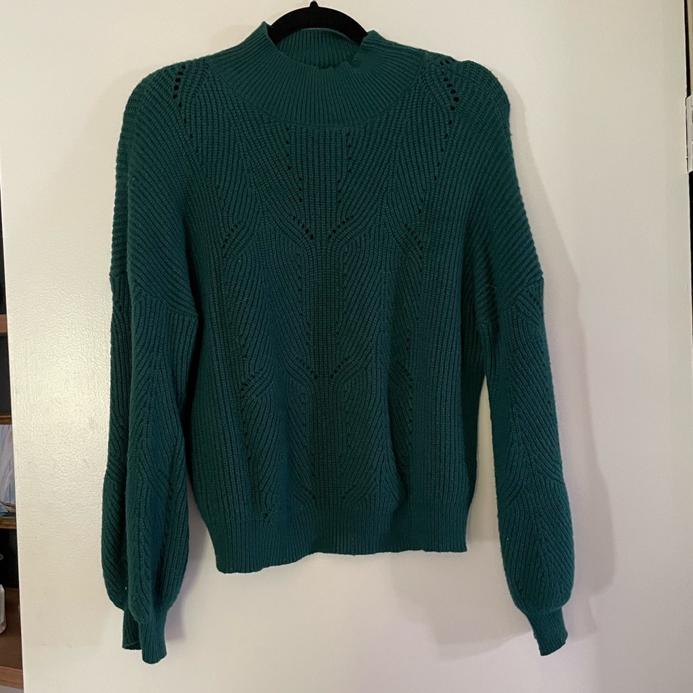 Teal sweater